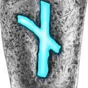 Naudiz 1 OZ Silver Cast rune