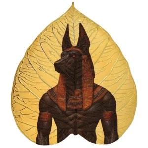 Leaves of Nile Anubis 1 Oz Silver Coin