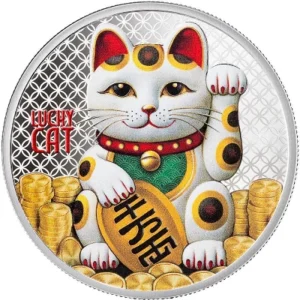 Maneki-Neko 1/2 Oz Silver coin