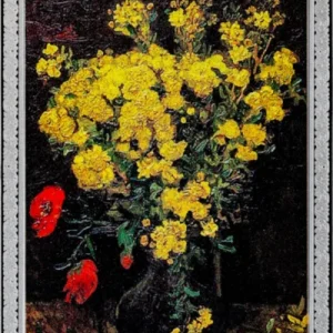 Catch me If You can Poppy Flower By Van Gogh 1 Oz Silver