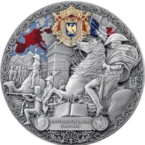 The Legacy of Greatest Empires - French Empire 2 Oz Silver Coin