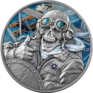 Memento Mori- Pilot 1oz silver coin