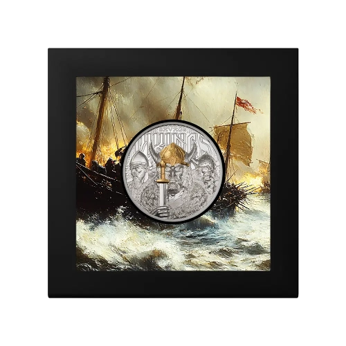 Legends of Seas Santa Maria 1 Oz Silver Proof Coin - Image 3