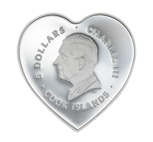 Brilliant Love Blossom 1 Oz Silver Coin - Image 2