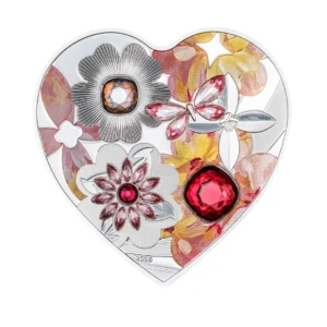 Brilliant Love Blossom 1 Oz Silver Coin