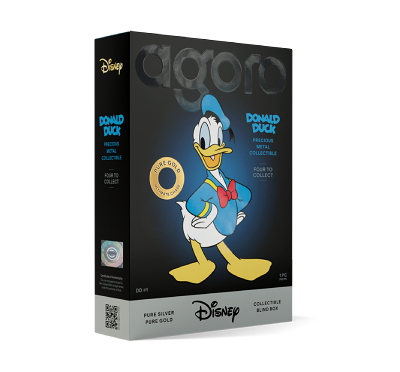 Donald Duck Blind Box 1/2 Oz Silver Coin