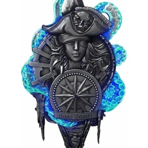 Anne Bonny Pirates Flame Of Defieance 2 Oz Silver Coin