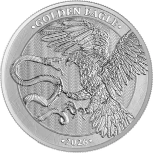 2026 Malta Golden Eagle 1 Oz Silver BU