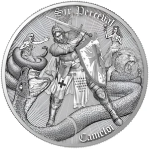 Sir Perceval 1 Oz BU Silver Coin