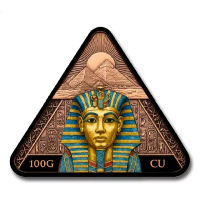 100 Gram Pharaoh’s Legacy Colorized Copper