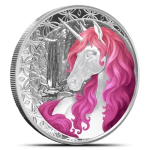 2025 Blossom Unicorn Roselle 1 Oz Silver Coin