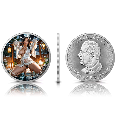 SPA TEMPTATION 1 Oz Colorized Silver Coin - Image 3