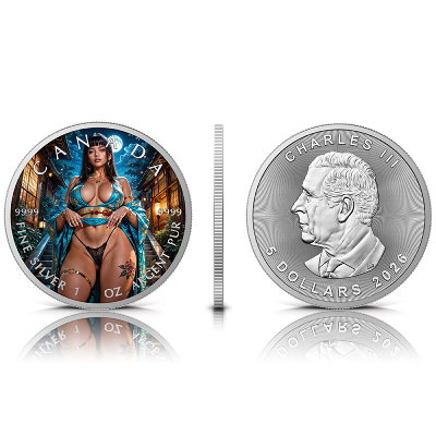 SECRET PASSION 1 Oz Colorized Silver Coin - Image 4