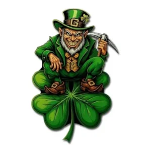 Shamrock Reaper Shaped 100g Copper Colorized Copper Medal