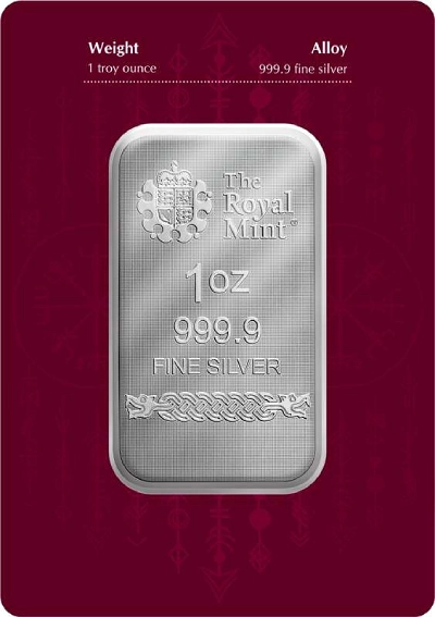 Norse Gods Loki 1 Oz Silver Bar - Image 2