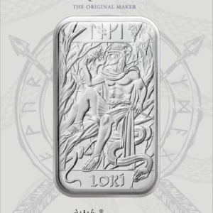 Norse Gods Loki 1 Oz Silver Bar