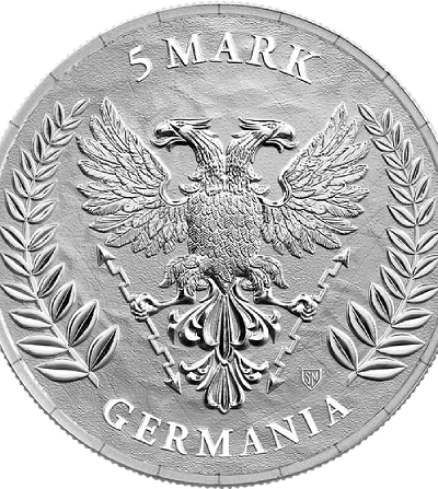 Queen of Throne 1 Oz Silver BU Coin - Image 2