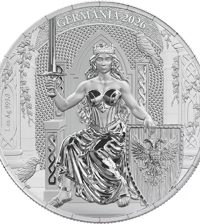 Queen of Throne 1 Oz Silver BU Coin