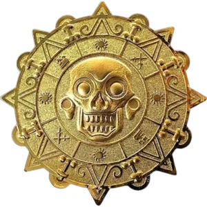 AZTEC TREASURE 10 Oz Gold Copper Medal