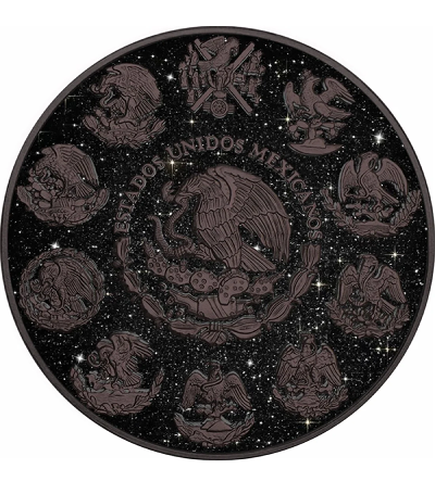 DIAMOND LIBERTAD SKULL 1 Oz Silver Coin Mexico 2024 - Image 2