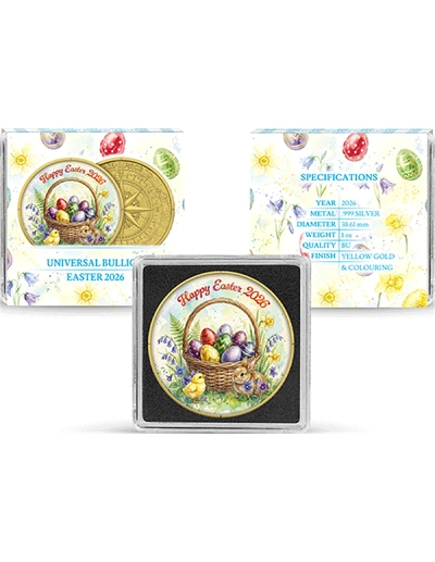Easter Gilded 1 Oz Colorized Silver Coin - Image 3
