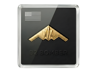 B2 BOMBER Jet Shaped 1/20g Gold Medal