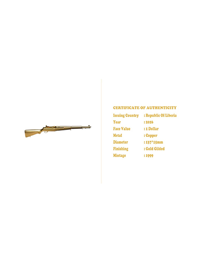M1 Garand Shaped 1.25 Oz Copper Blind Box - Image 7