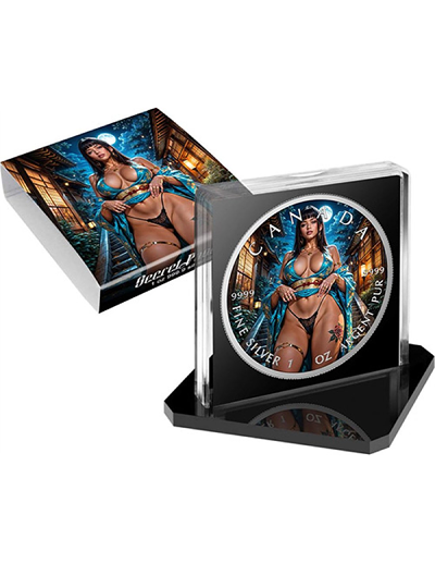 SECRET PASSION 1 Oz Colorized Silver Coin - Image 2