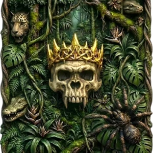 SOVEREIGN SKULLS SILVERBACK 10 Oz Copper Bar