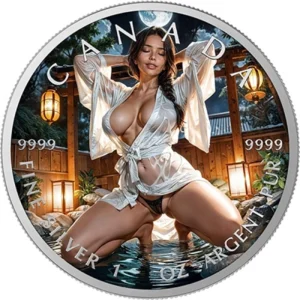 SPA TEMPTATION 1 Oz Colorized Silver Coin