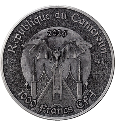 THE BLACK WINDOW 1 Oz Colorized Silver Coin - Image 2