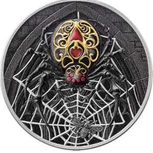 THE BLACK WINDOW 1 Oz Colorized Silver Coin