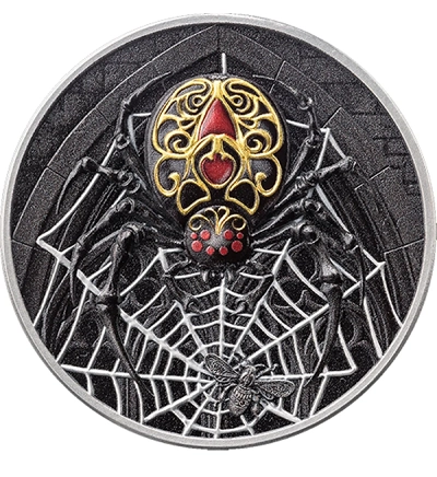 THE BLACK WINDOW 1 Oz Colorized Silver Coin
