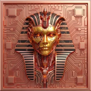 TUTANKHAMVN Egypt Future In The past 5 Oz Copper Bar