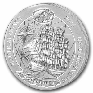 Nautical Ounce Kruzenshtern 1 Oz Silver BU