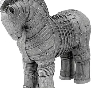 Shadows of Myths: Trojan Horse- 2oz .999 Silver Coin