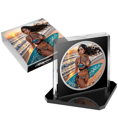 Hawaiian Holidays 1 Oz Colorized Silver Coin - Image 4
