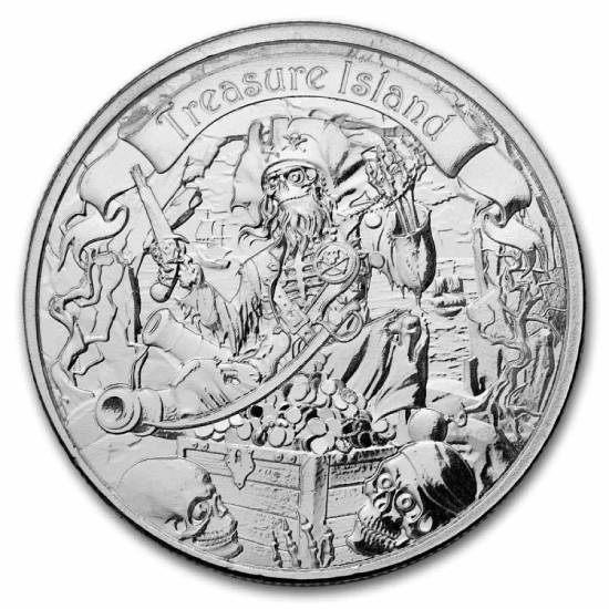 Treasure Island 1 Oz BU Coin