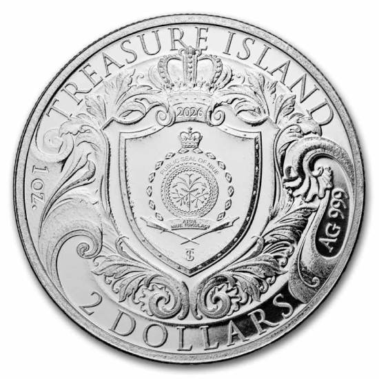 Treasure Island 1 Oz BU Coin - Image 2