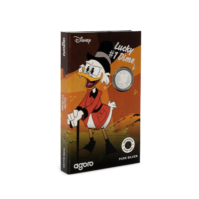 Scrooge Mcduck Lucky Dime 3g Silver Coin - Image 4