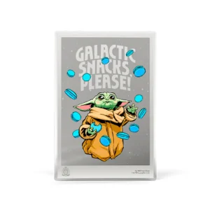 The mandalorian Wanted Grogu 5g Silver Foil