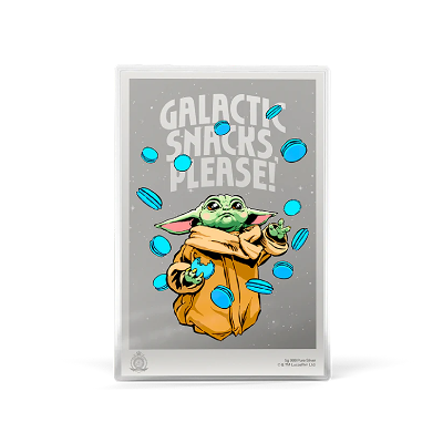 The mandalorian Wanted Grogu 5g Silver Foil