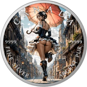 Sunny Stroll 1 Oz Colorized Silver Coin