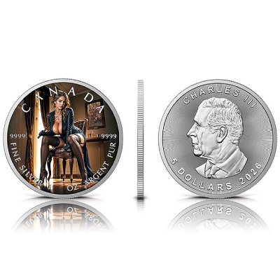 Sweet Submission 1 Oz Colorized Silver Coin - Image 3