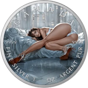 Silken Skyline 1 Oz Colorized coin