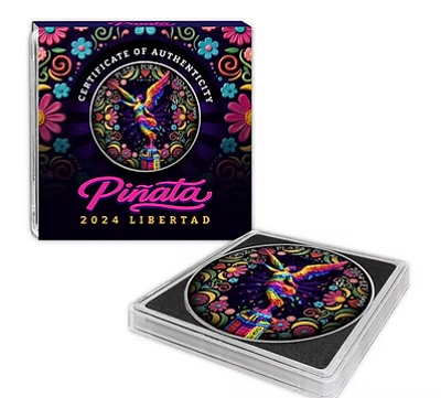 Libertad Pinata Edition 1 Oz Colorized Silver Coin - Image 3