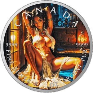 Twilight Flame 1 Oz Colorized coin