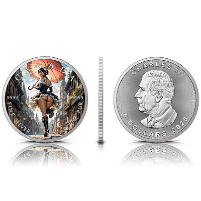 Sunny Stroll 1 Oz Colorized Silver Coin - Image 3