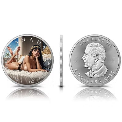 Greek temptation Colorized 1 Oz Silver Coin - Image 2