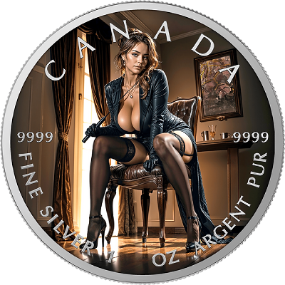 Sweet Submission 1 Oz Colorized Silver Coin